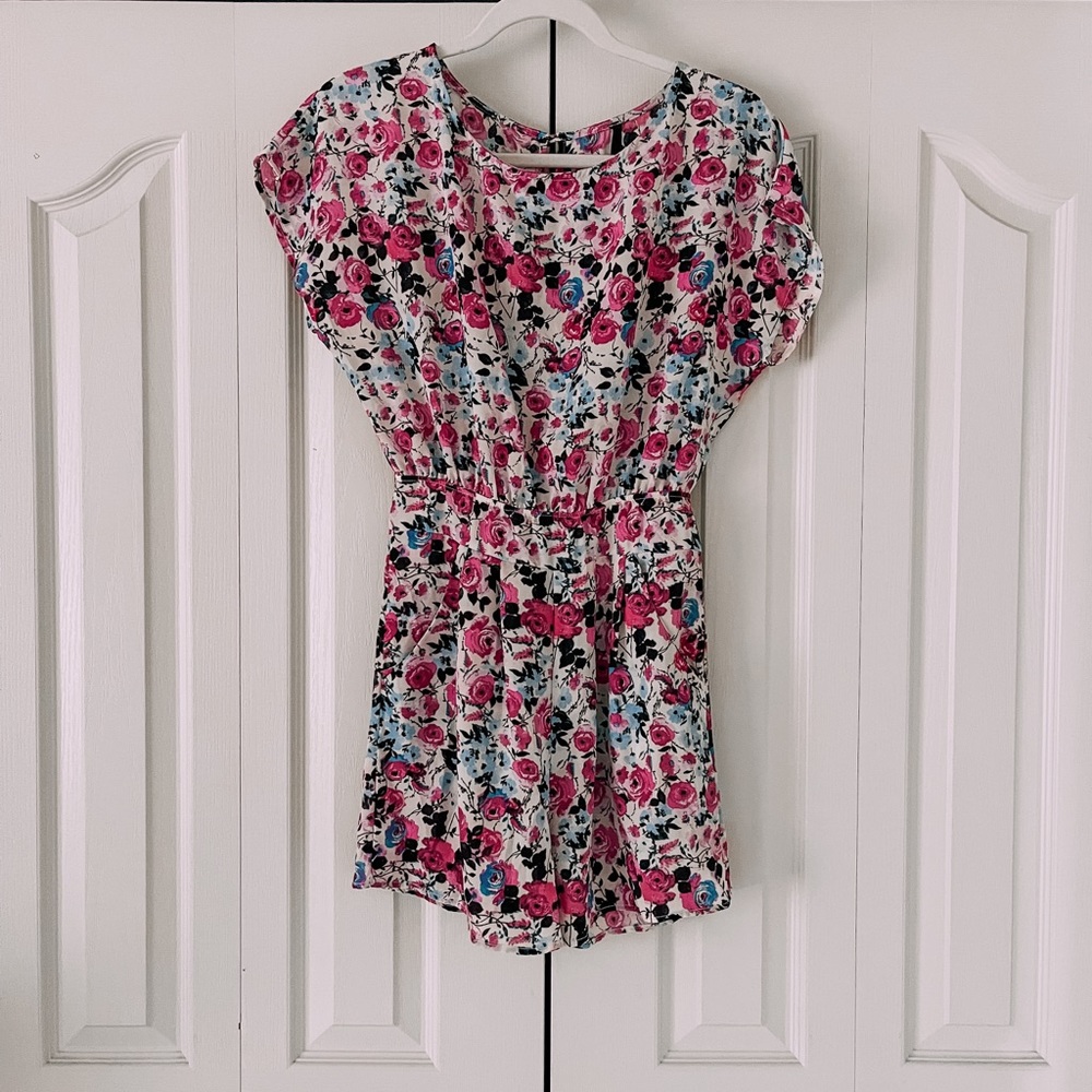 Floral Printed Romper